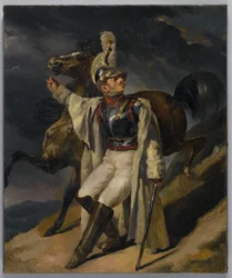 Studie für Der verwundete Kürassier, 1814